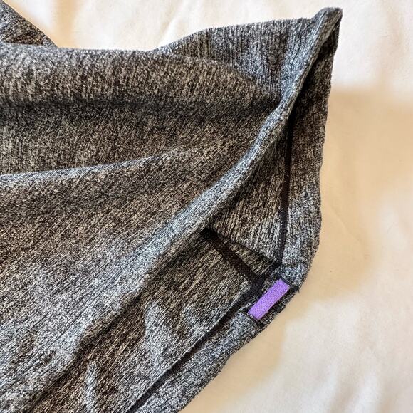 Lululemon Heathered Gray Purple Yogi Dance Tank Top‎ Size 6 - Picture 4 of 5